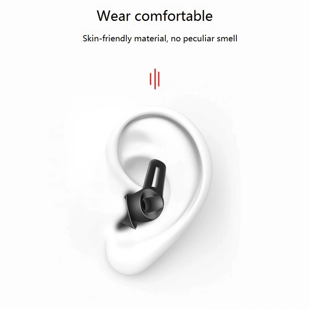 HUAWEI Freelace Pro 이어팁 용 6pcs 이어 팁 목 장착형 헤드폰 팁 안티 드롭 실리콘 귀마개 떨어지는 것을 방지
