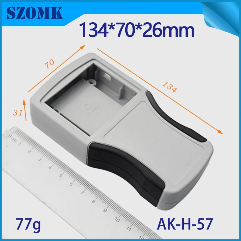 1Piece 134*70*31 MM SZOMK LCD Display Plastic Box for Electronics Project, High Quality ABS Handheld Small Plastic Control Box