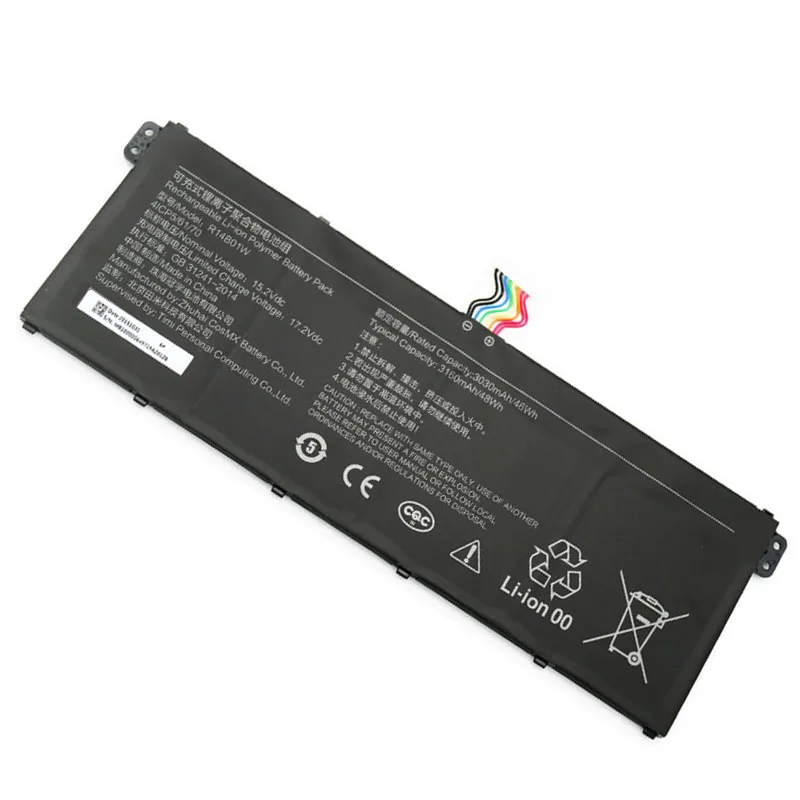 Batería de 15,2 V y 3220mAh para tableta, para Xiaomi RedmiBook 14/16, XMA1901-AA/AG, R14B01W