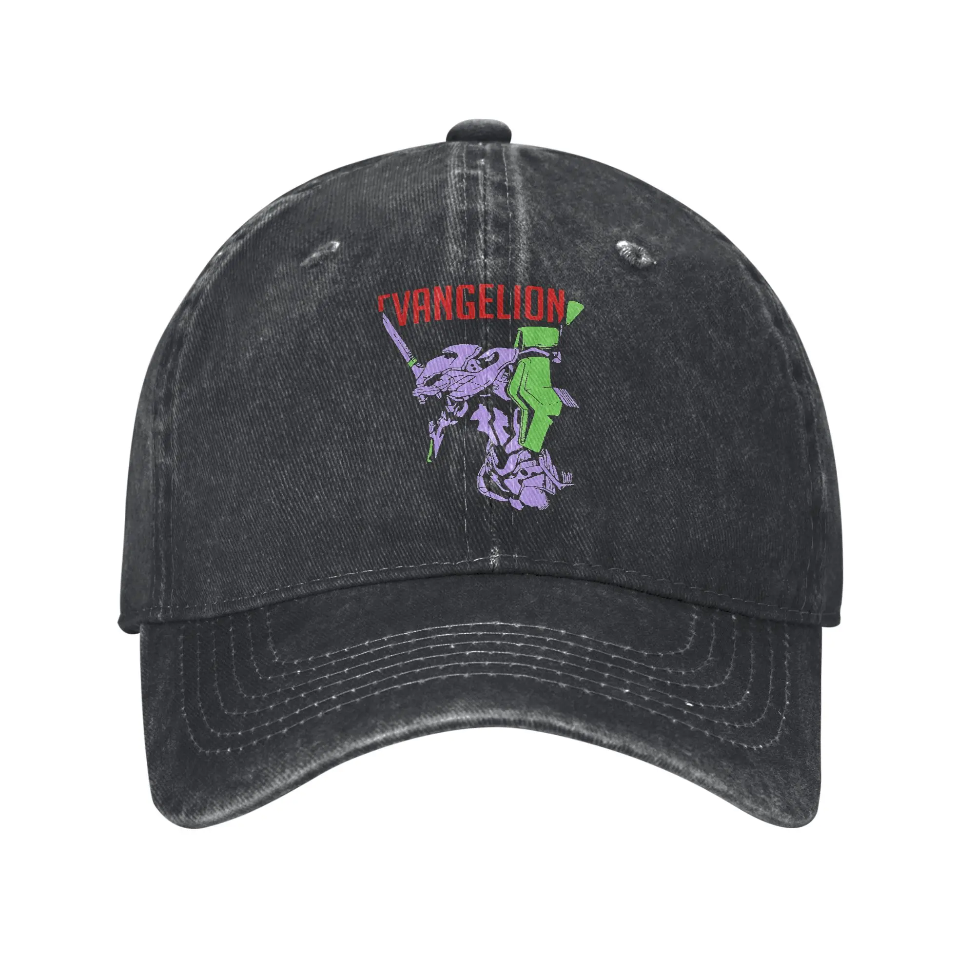 Eva Multicolor Hat Peaked Women's Cap Neon Genesis Evangelion Personalized Visor Protection Hats