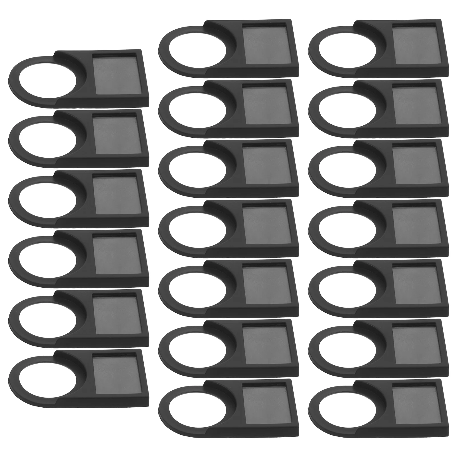 50 Pcs Switch Sign The Label Board Back Button Light Plastic Push Protector Signal