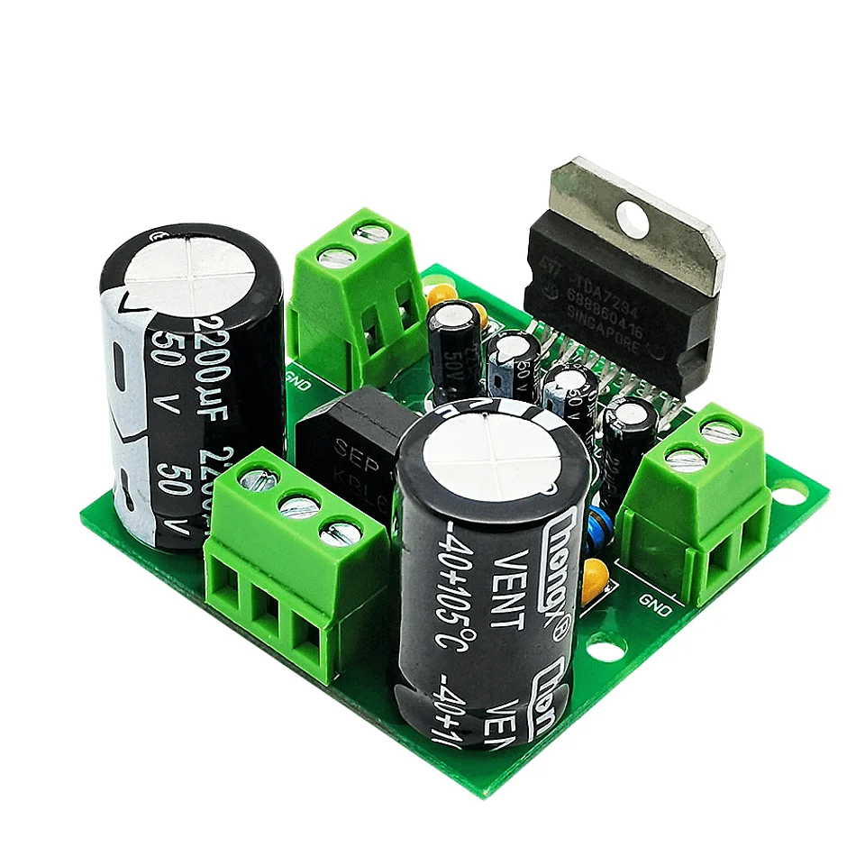 100W Digital Power Amplifier Board TDA7294 High Power Dual 12-32V Single Channel Audio Amplifier Module for DIY Speaker