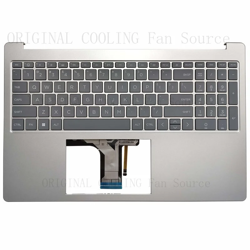 R+  For HP 15-FC FD 250G10 TPN-Q286-287 N36759-N36753 Laptop C Cover keyboard