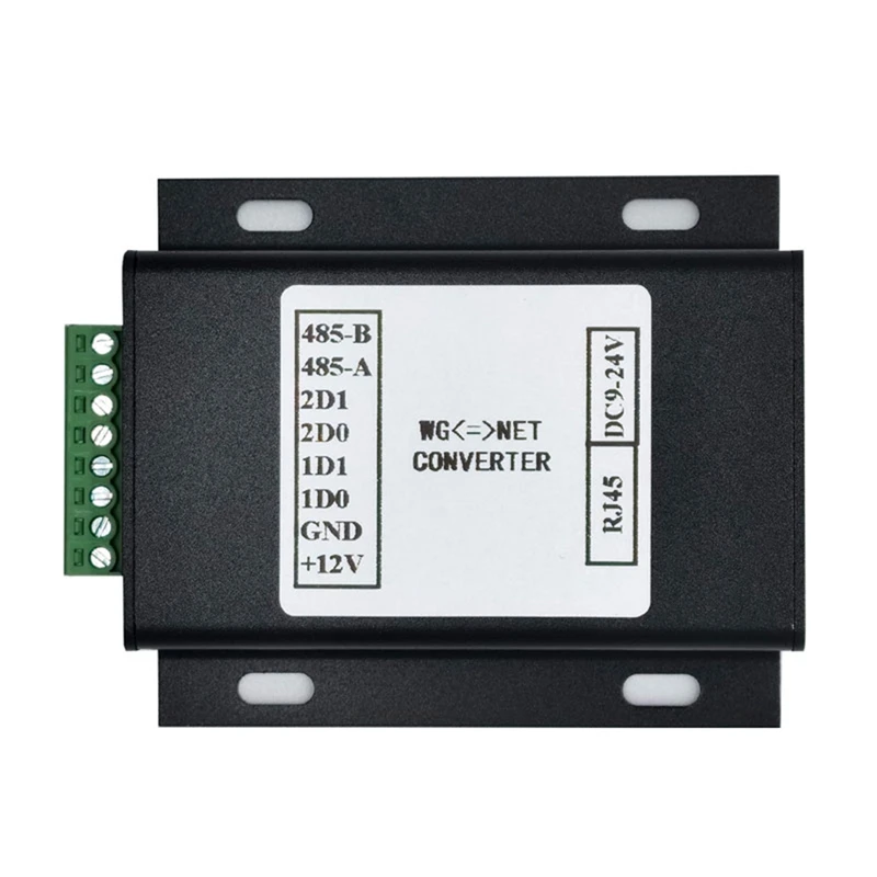 1Pair Wiegand To TCP/IP Converter/Wiegand Signal Extender/Auto Recognizes All WG Formats Use To Long Distance Access-B12B