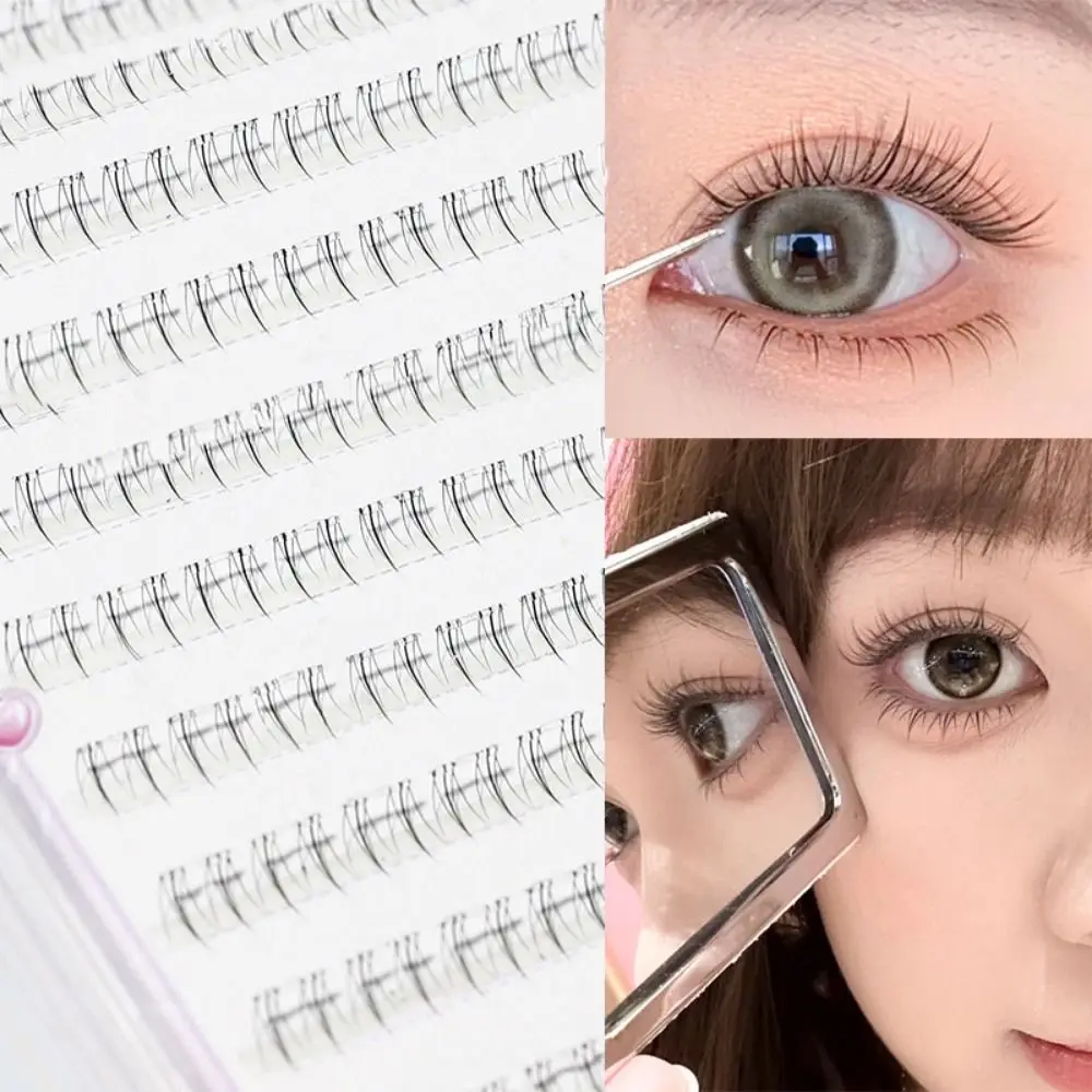 

Segmented Glue-Free Lower Eyelash 120Clusters DIY Self-adhesive False Eyelashes Soft Makeup Eyelashes Bundles Makeup Tool