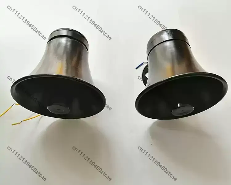 Marine Wired Intercom Megaphone, Bi-directional Talk Aluminum Shell Horn Speaker for Car Radio Base Station