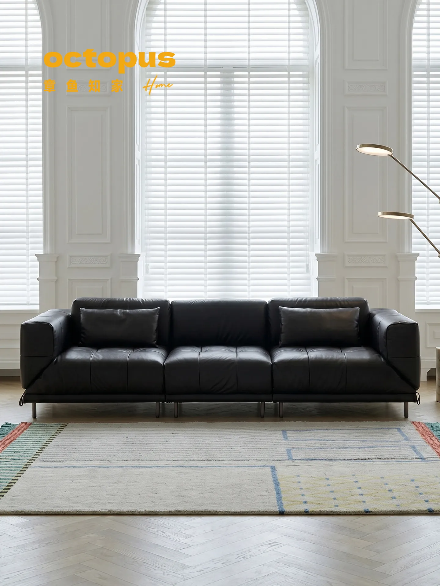 CX living room home light luxury advanced sense telescopic multi-functional deformation sofa
