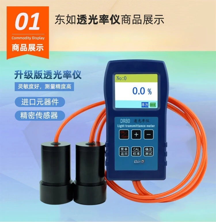 Transmittance meter measurement display screen, glass matte lens acrylic milky white solar film tester
