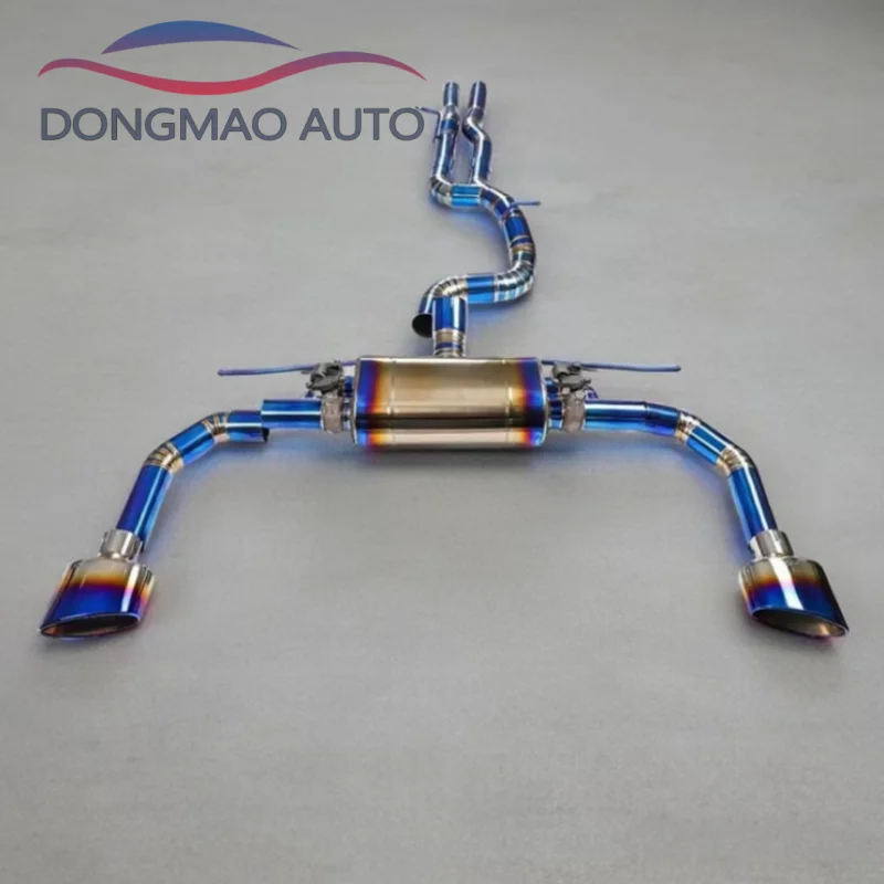 Suitable for Audi RS3/TTRS 2.5T 2017-2023 titanium alloy mid tail customized tuning valve sports exhaust system