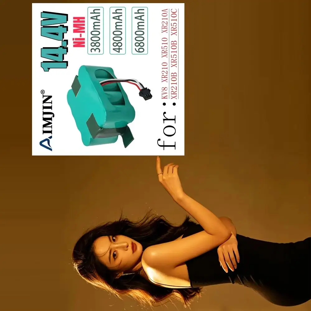 ❤️ ~!~! 14,4V 3800mAh-4800mAh-6800mAh Ni-Mh SC Akku für KV8 XR210 XR510 XR210A XR210B XR510B XR510C Staubsauger Kehr Roboter