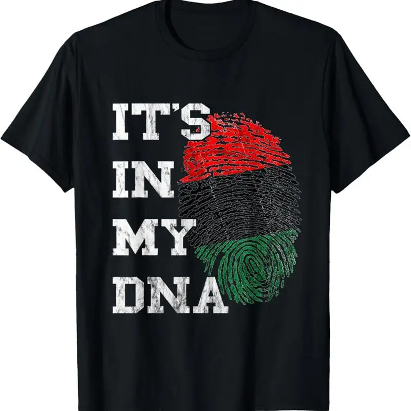 

It's In My DNA Black Liberation Flag Pan African UNIA T Shirt