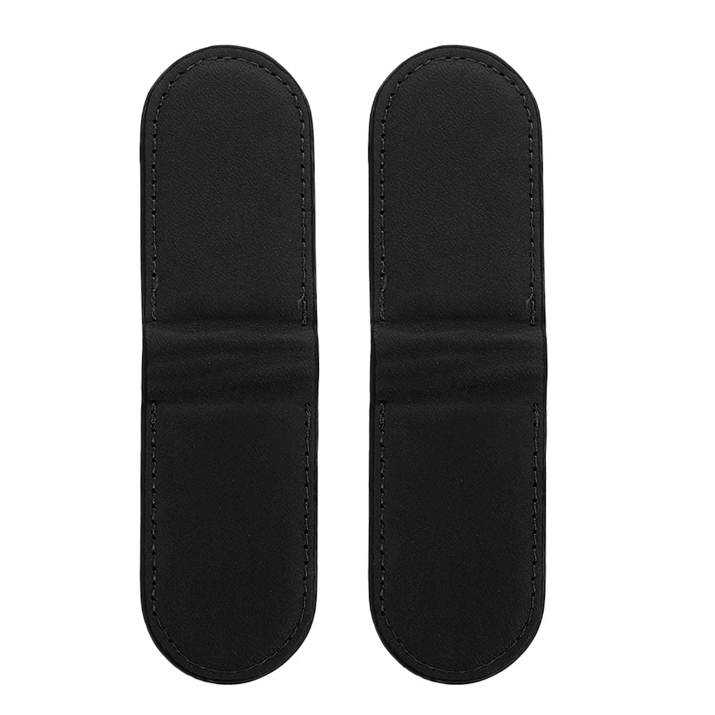 Morsetto per portafoglio porta contanti con clip in PU da 2 pezzi Accessorio pratico portatile per riporre le carte per uomini e donne all'aperto