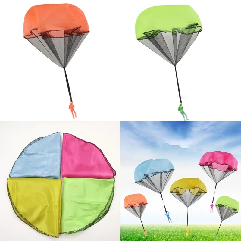 Parachute Toy Gadgets Throw Throwing Parachute Men Outdoor Camping Game Flying Parachute Toy Gadgets