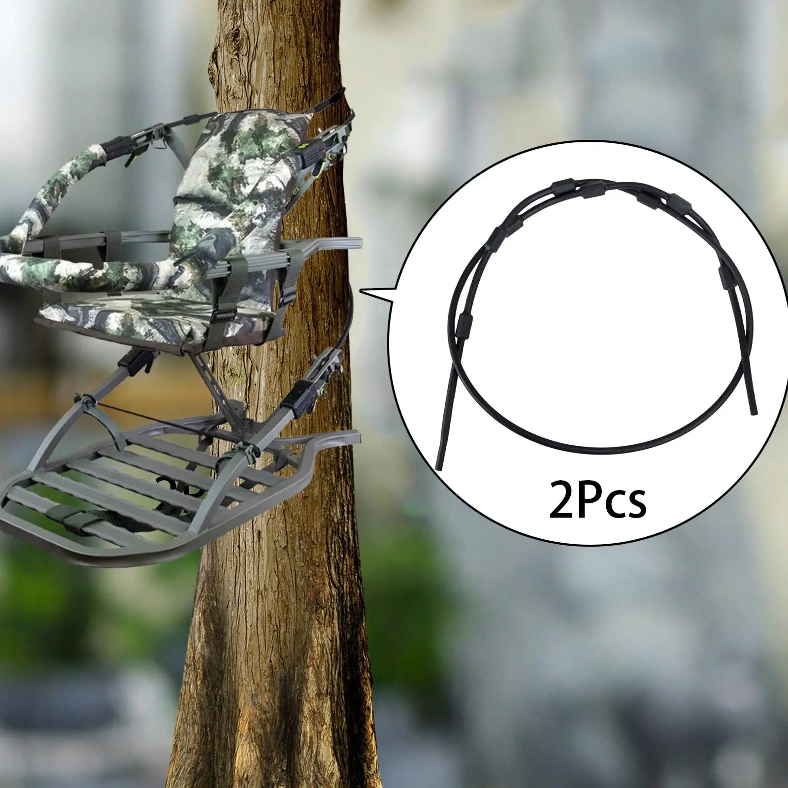 كابلات بديلة لأحواض الأشجار لتسلق حامل الأشجار وحزام قوي