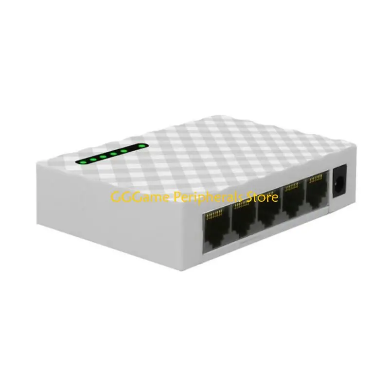 U55B 5-Port سطح المكتب-جيجابت جهاز سويتش للشبكات 1000Mbps محول إيثرنت محول سريع RJ45 إيثرنت الجلاد LAN التبديل HUB