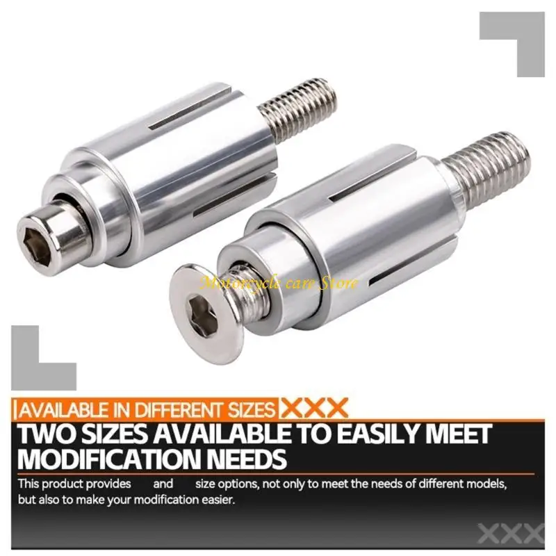 U75F Anti Corrosion Rear View Mirror Plugs Screws For Motorcycles And Electric Bikes