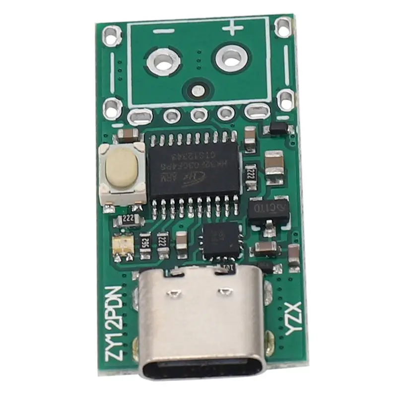 A84X-10X USB-C PD2.0/3.0 To DC Converter Power Supply Module Decoy Fast Charge Trigger Poll Polling Detector Tester(ZY12PDN)