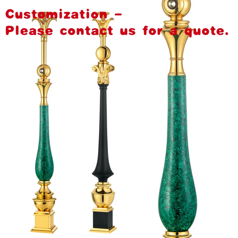 Barrières d'escalier de conception moderne, Support de main courante, Baluster d'escalier en alliage d'aluminium personnalisé