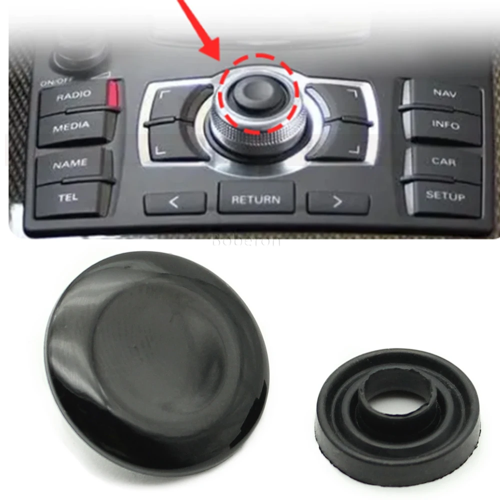 Multimedia Center Control Navigation Knob Button Button Confirmation Cover for Audi A6L A4L Q5 A8 Q7 A5