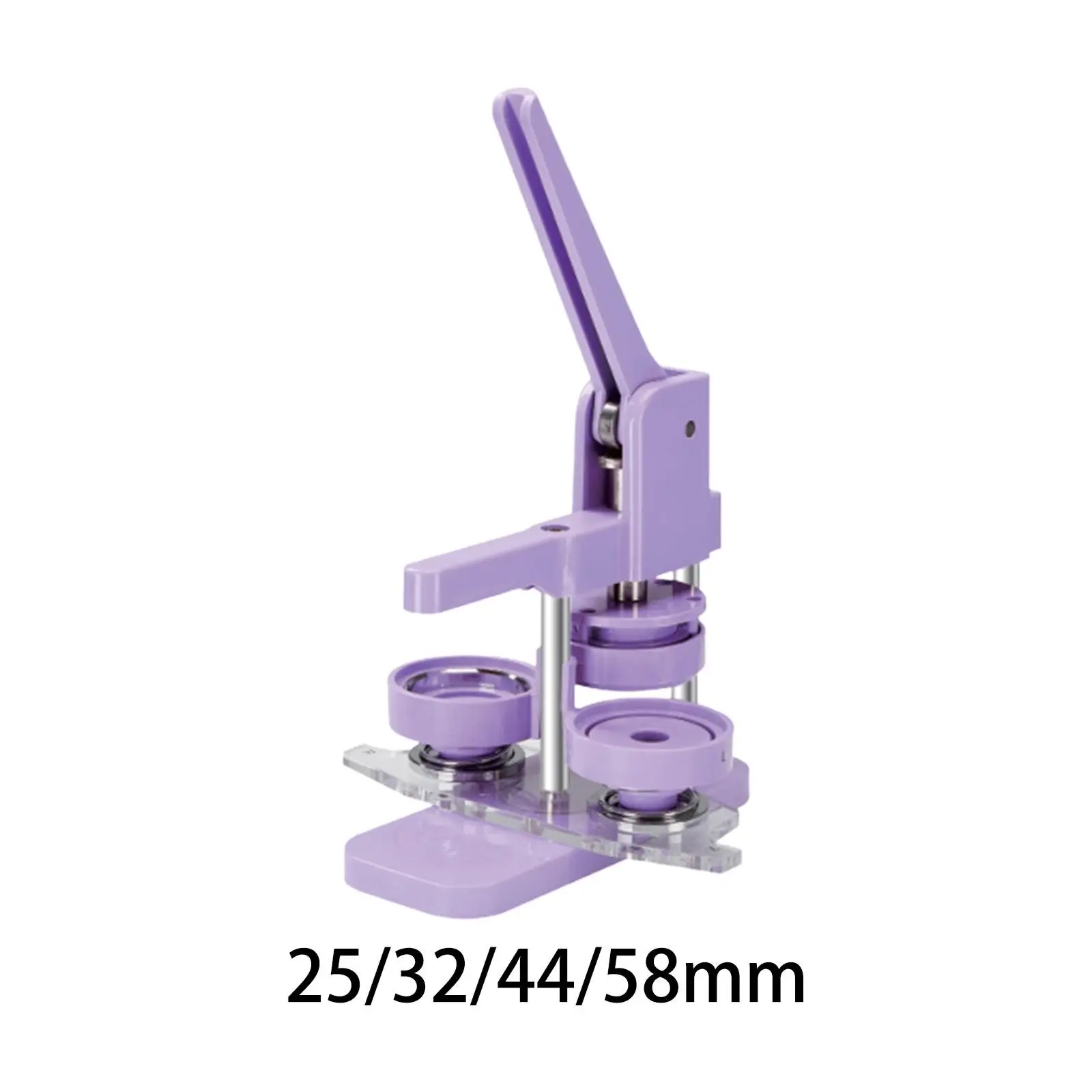 Button Maker Machine Making Tool Tabletop Supplies Round Installation Free Sturdy Manual Badge Pin Button Maker Press Machine