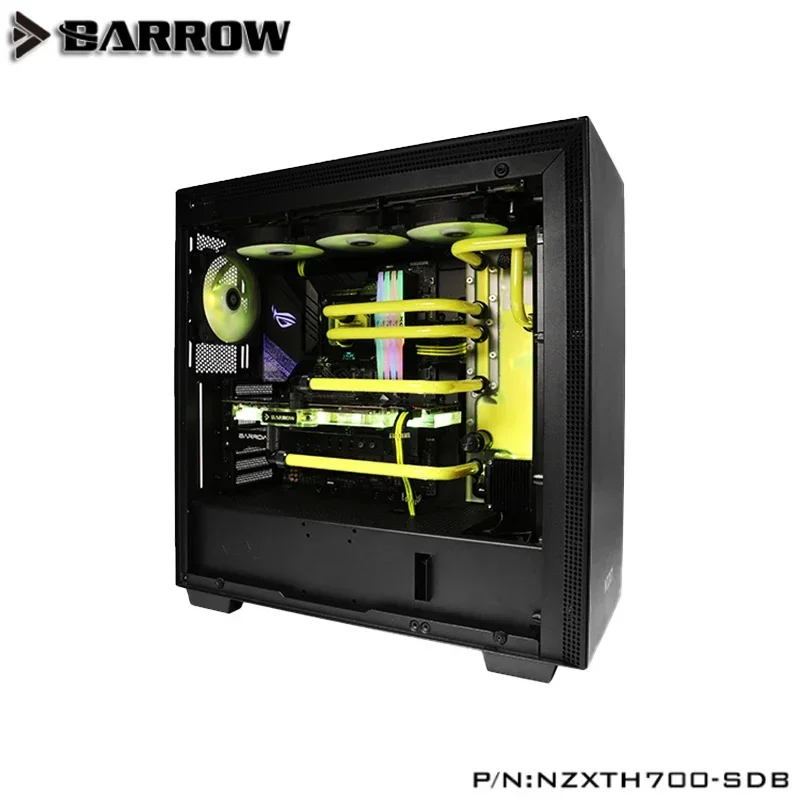 Barrow NZXTH700-SDB,Waterway Boards For NZXT H700 Case,For Intel CPU Water Block & Single/Double GPU Building