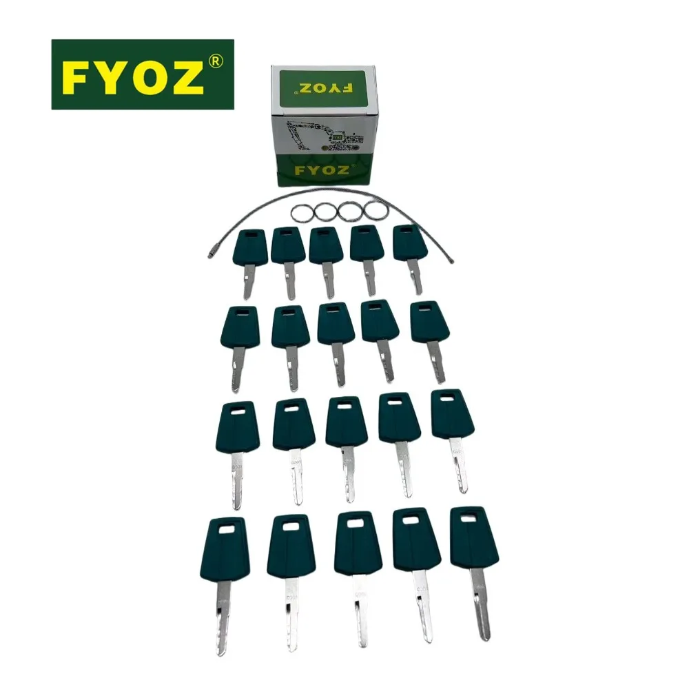 20PCS C001 Ignition Key For Volvo  Excavator 11444208 VOE11444208 Excavator Part
