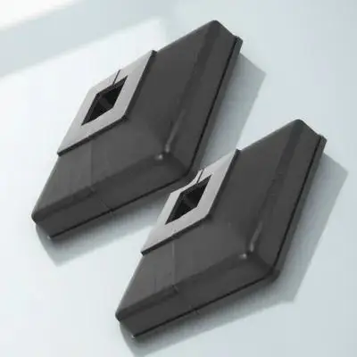 2 قطعة درابزين من البلاستيك غطاء للقدم انفصال عمود تنّورة ملفوفة لأعمدة الخشب الدرج الأسوار الباحات شرفة الطوابق سبليت قاعدة غطاء #6