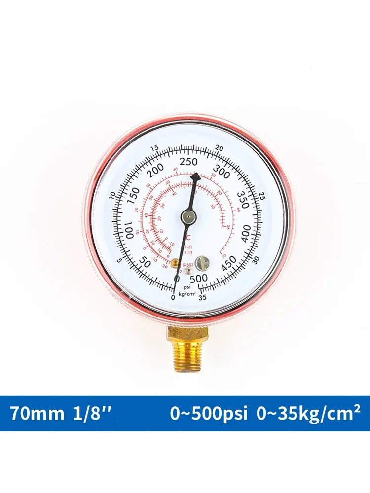 HONGSEN Household Air Condition Fluorine Cool Gas Meter Valve High Low Pressures Manifold Gauges Set for R410a R134a R22 R404a