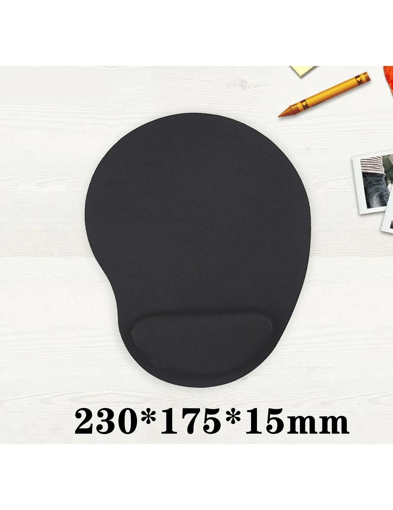 Sponge wrist support mouse pad, anti slip and wear-resistant, skin friendly and comfortable, suitable for office computer use