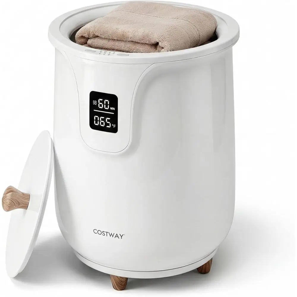 

20L Digital Towel Warmer with 4-Level Timer & Auto-Off for Large Towels & Blankets