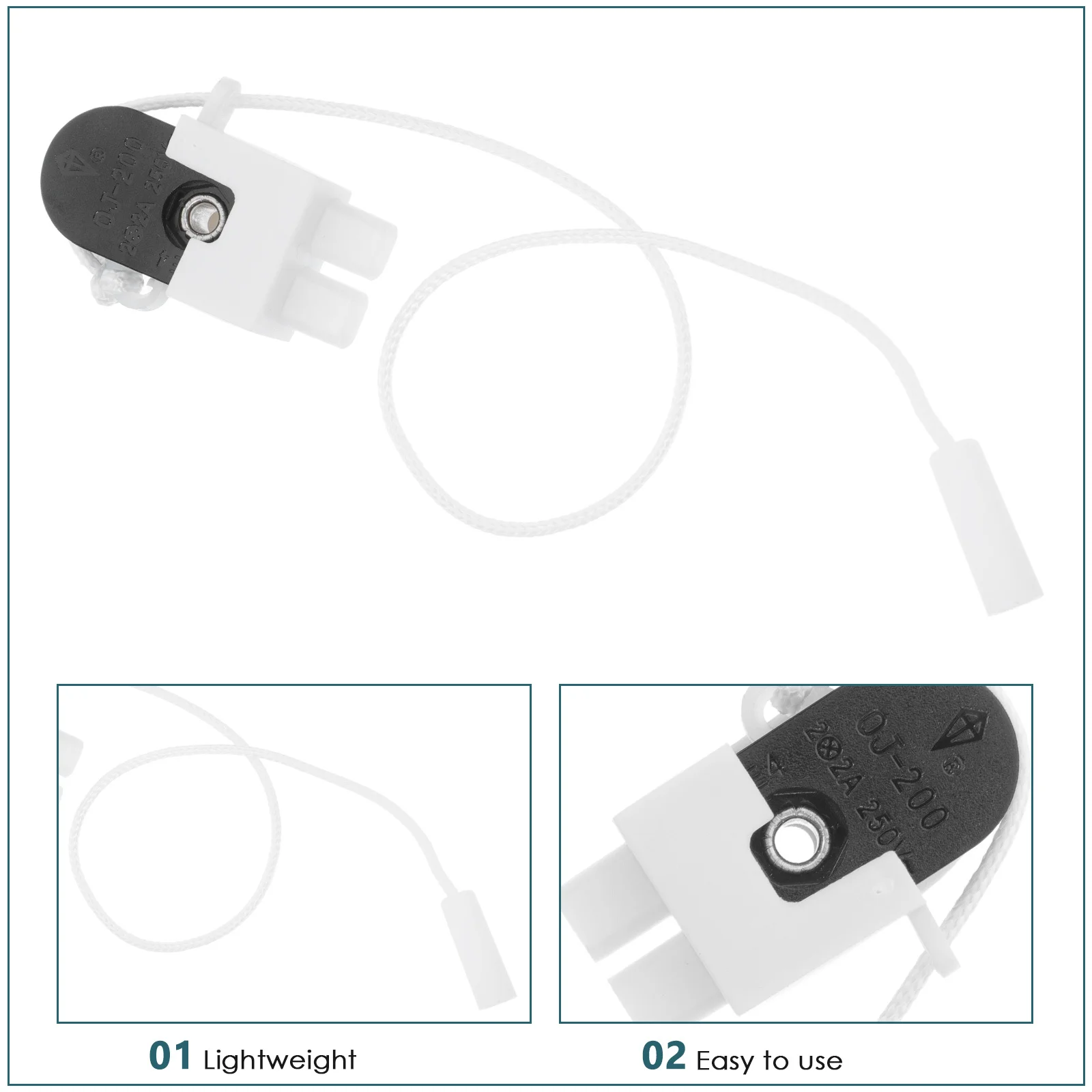 1 مجموعة مصباح سحب سلسلة التبديل ضوء السقف الحبل استبدال قلادة معلقة مصباح جزء سهلة تناسب الحمام غرفة نوم سحب الزخرفية