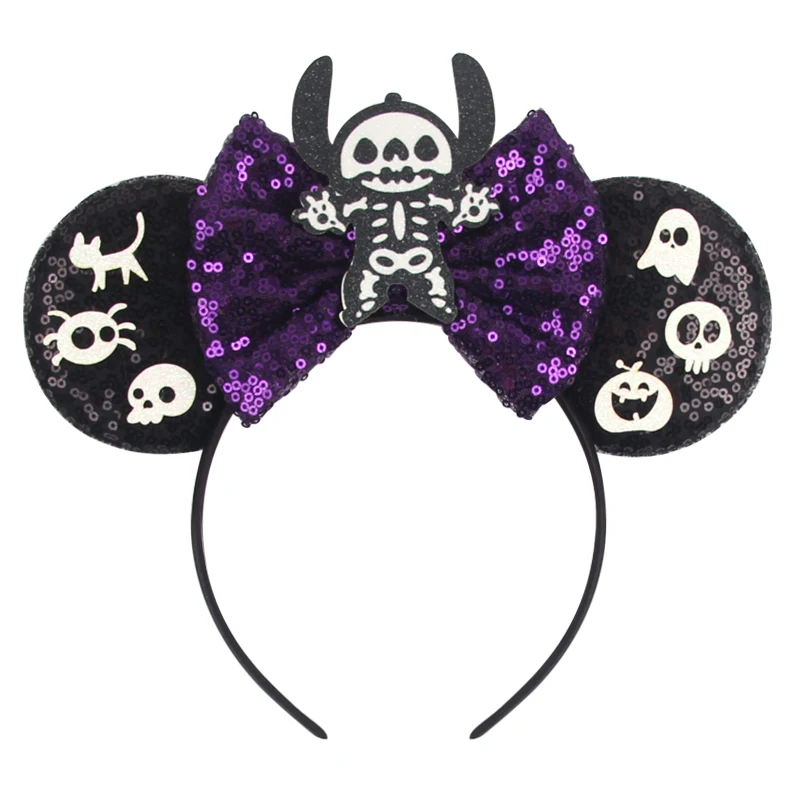 Neueste Haarreifen mit Mausohren, Haarbänder mit Schleife, Haaraccessoires, Party-, Weihnachts-, Halloween- und Prinzessinnen-Dekoration, Cosplay-Kostüm für Mädchen – Detail 17