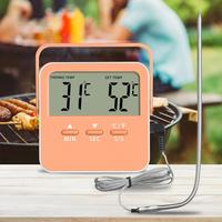 Wireless Lcd Meat Thermometers Grill Smoker BBQ Cooking Food Thermometers Digital Meat Thermometers Instant Read for Kitchen