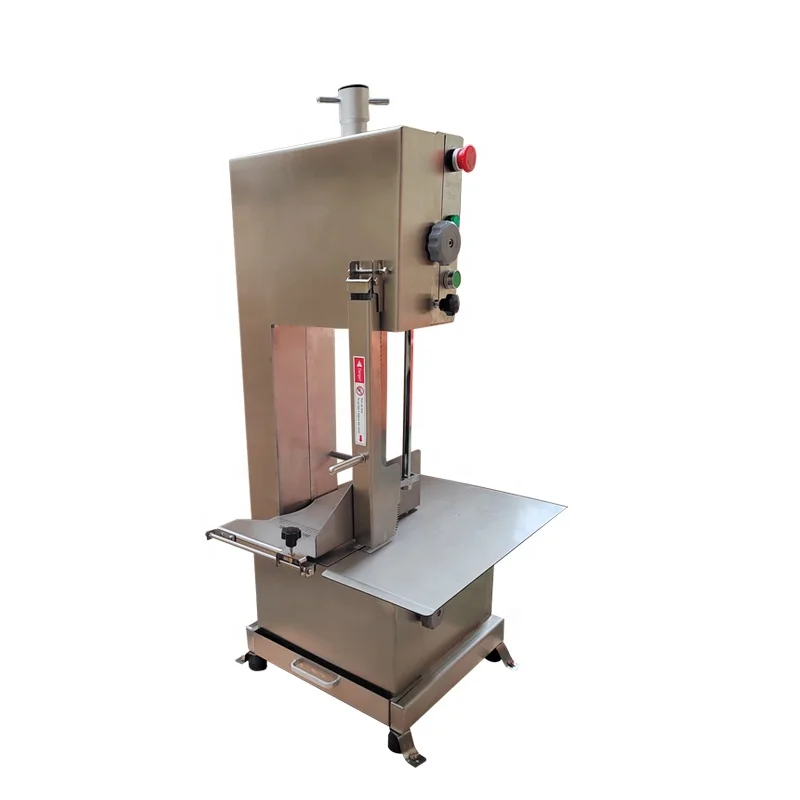 

No. Stainless steel body professional desktop electric meat saw meat cutter