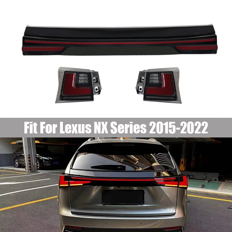 

Through Taillight Assembly Suitable for Lexus NX Series 2015 2016 2017 2018 2019 - 2022 Model Modified Water Steering Taillight