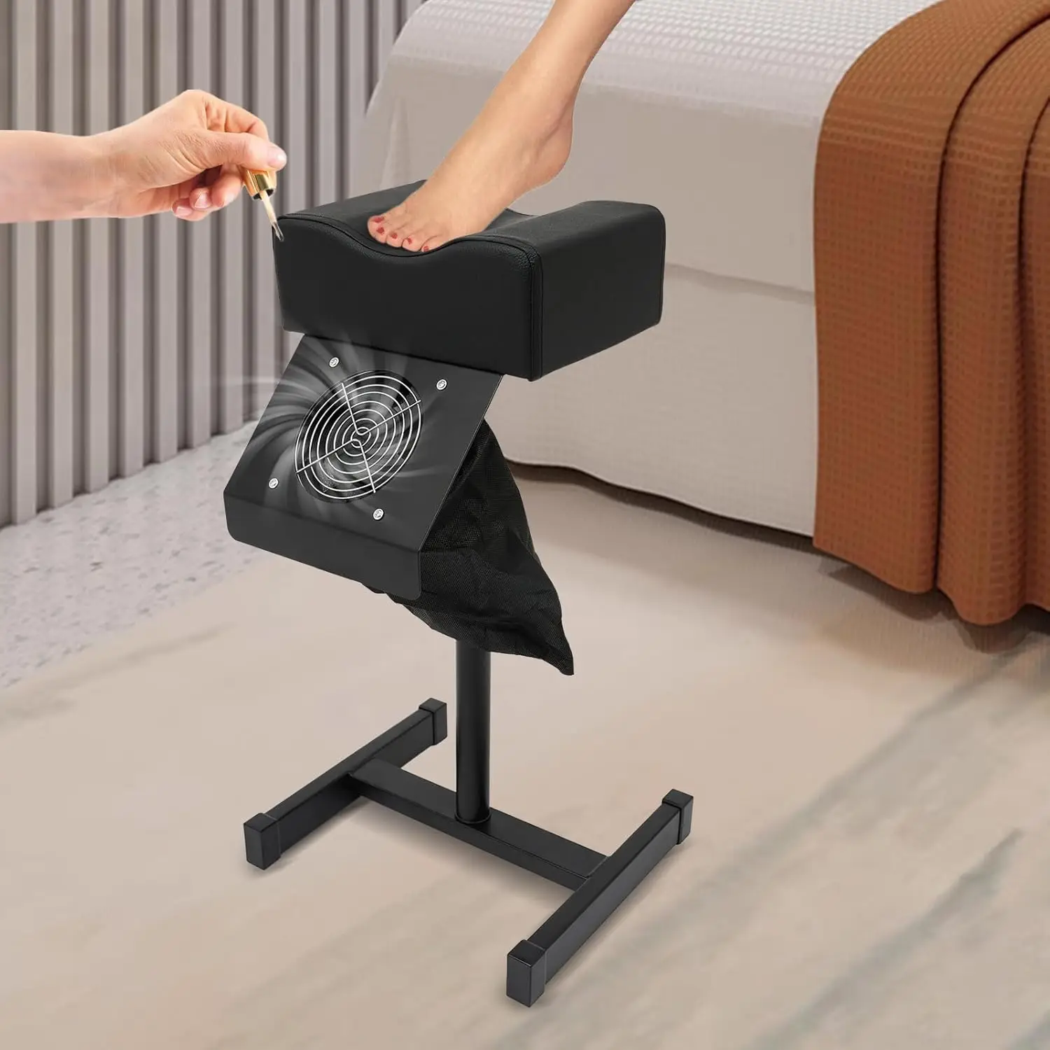 Cncest-Tabouret de pédicure réglable, tabouret élévateur de salon, repose-pieds pour pédicure, spa, tabouret de beauté pour salons, tabouret commercial