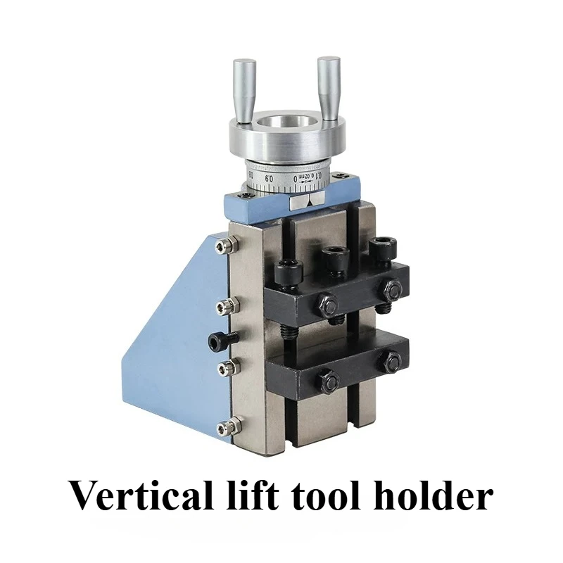 Vertical Quickly Change Mini Lathe Vertical Tool Holder Set Kit For CD210V WM210V Machine Part Accessories