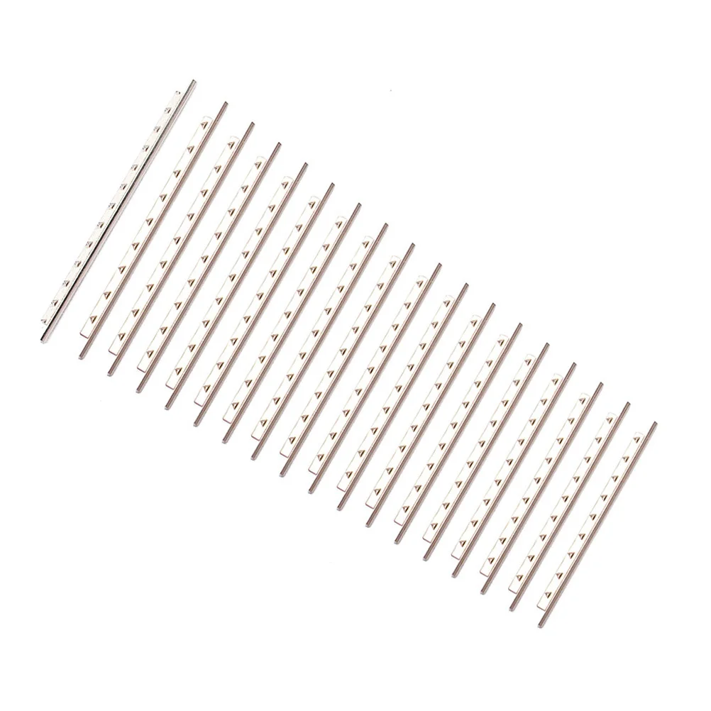 

18pcs 2.0Mm Wide 18 Fret Cupronickel Guitar Fret Wire For Electric Bass Copper Nickel Alloy Fingerboard Replacement Manganese