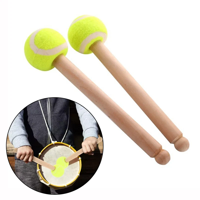 

Деревянная барабанная палочка с бейсбольной головкой, легкий барабанный молоток, ударные инструменты, барабанные палочки, портативные аксессуары для барабанов