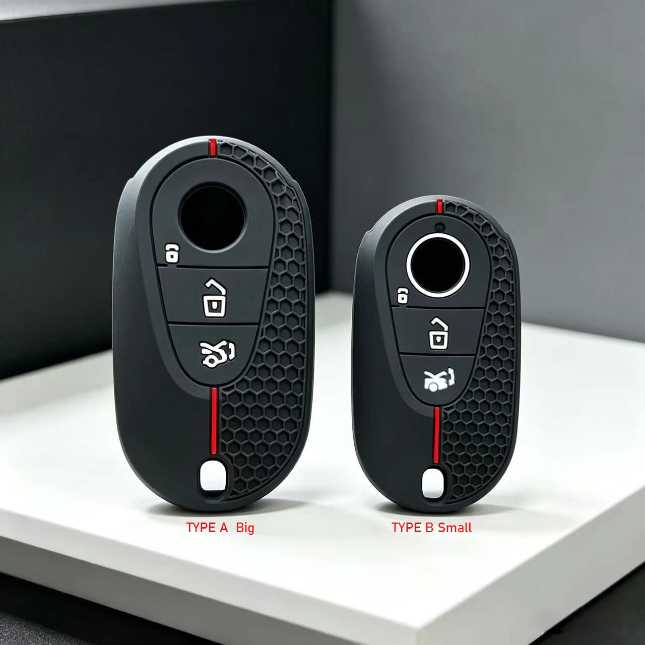 For Benz GLB250+ EV (X244) Car Key Cover Case For Mercedes Benz C260l C200l Glc300l E300l W223 W206 S350L S400L S450L S500L