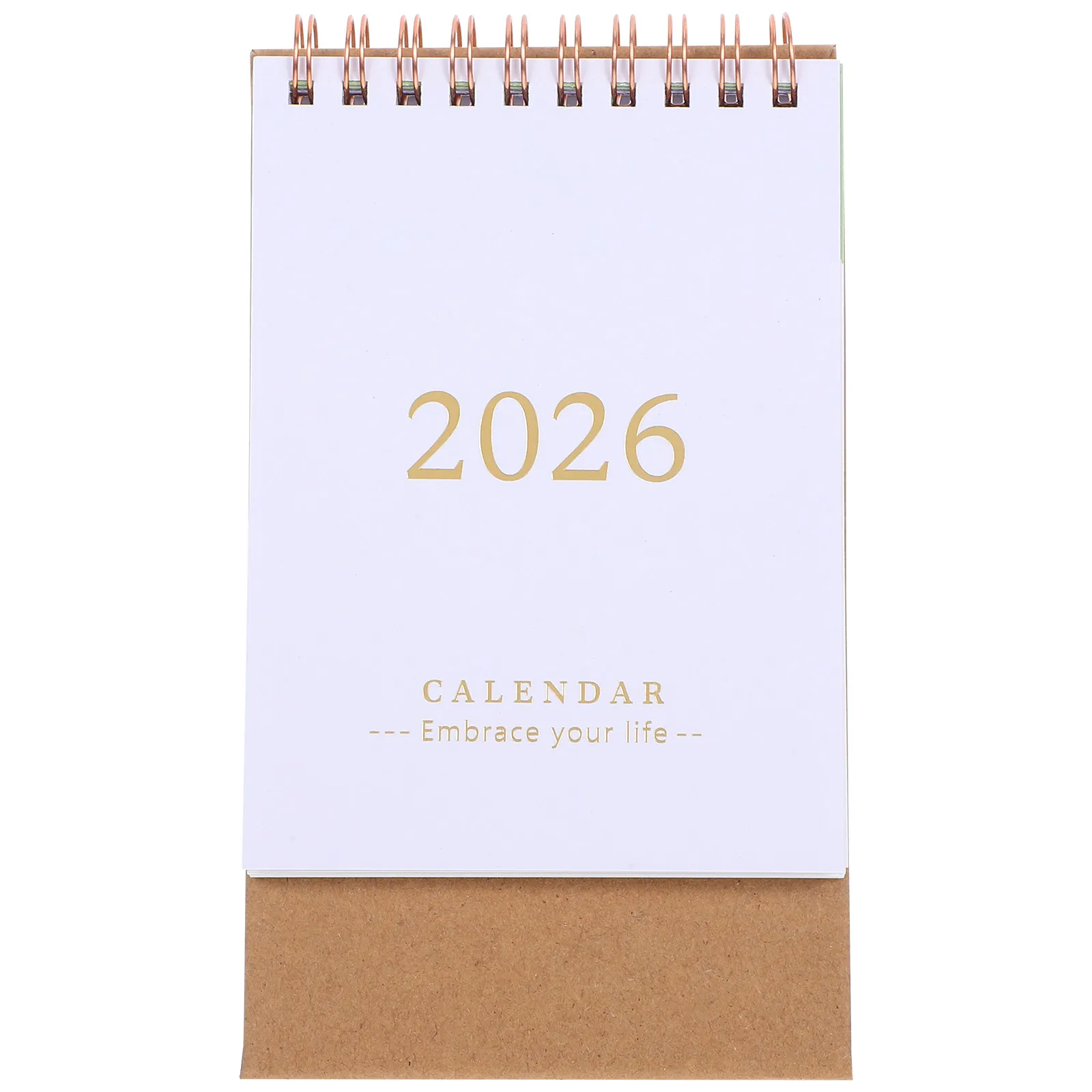 

Настольный календарь-ежедневник 2026: минималистичный, элегантный дизайн, компактный размер. Для офиса, дома, школы, Рождества, Нового года.