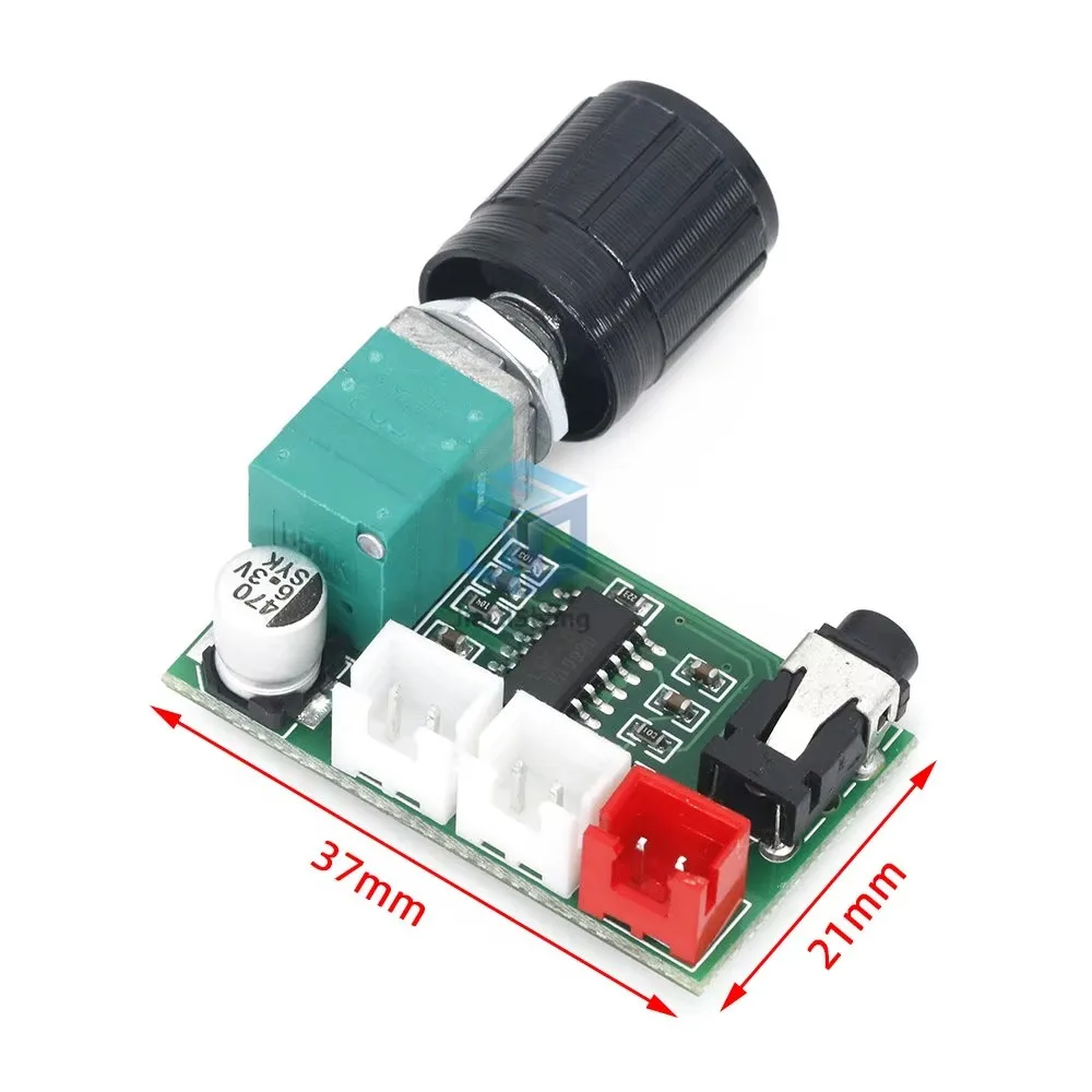 XH-A157 Digital Amplifier Board PAM8403 with Volume Knob Aux Input USB 5V Power Supply Dual 3W Output