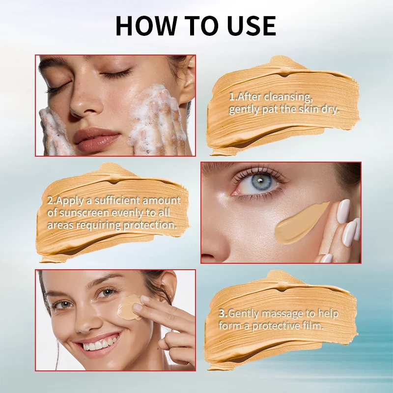 Tinted Sunscreen-Instant Glass Skin Glow BB Cream With SPF 50, Natural Glow,Waterproof, Warm Yellow Tone That Adapts To Skin - view 6