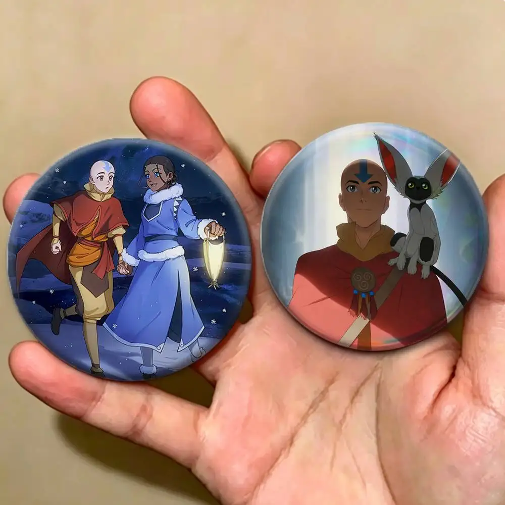 Fantasy A-Avatar The Last Airbender  Badges Creative Tinplate Button PinsBrooch Badge Clothes Backpack