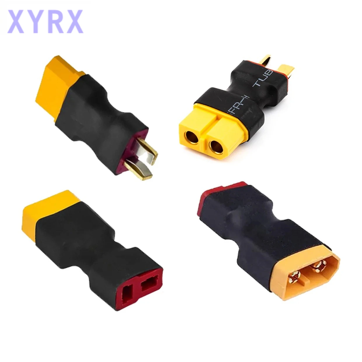 In spot RC XT60 Female to Male T Plug Connector Adapter Wireless RC LiPo Battery Connector for Deans Male to XT60 Female (5PCS)