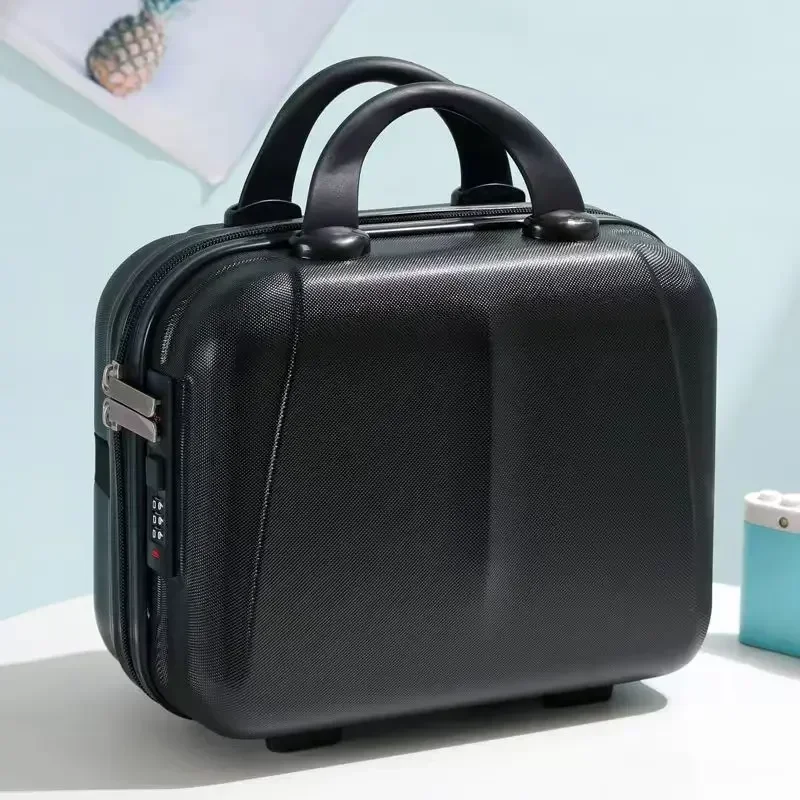 Large Capacity Portable Lightweight Luggage Case Female Zipper Lock Cosmetics Case Storage Bag Boarding Luggage Mini Suitcase