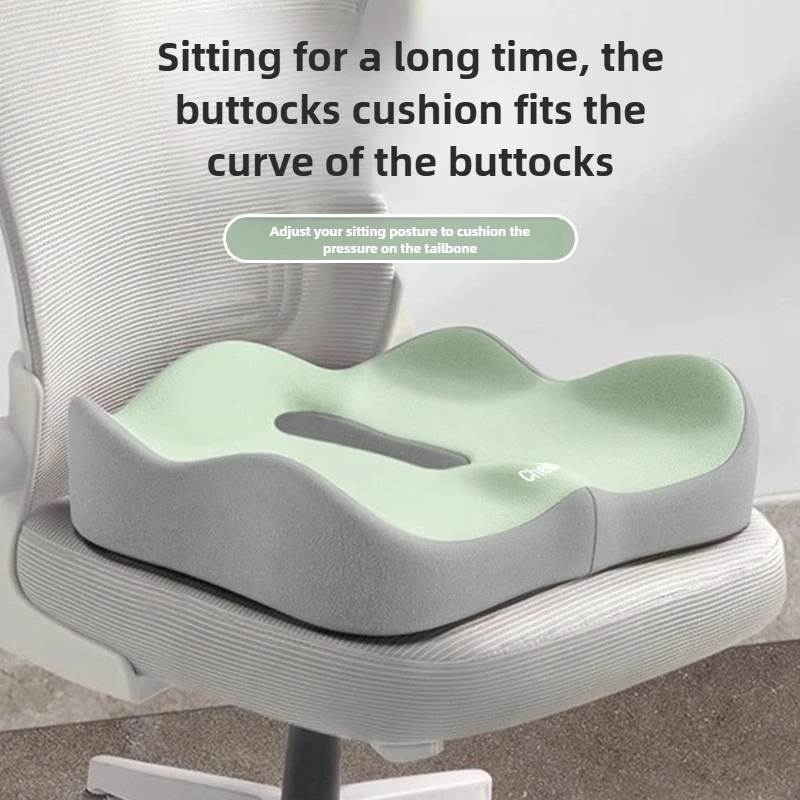 

Home Stool Cushion Office Seat Cushion Breathable Car Seat Cushion Tailbone Pressure Relief Hip Support Memory Foam Cushions