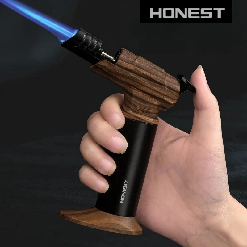 

HONEST Windproof Inflatable Gas Lighter Welding Spray Gun Torch Turbo Lighter Kitchen Outdoor Barbecue Cigar Smoking Accessories