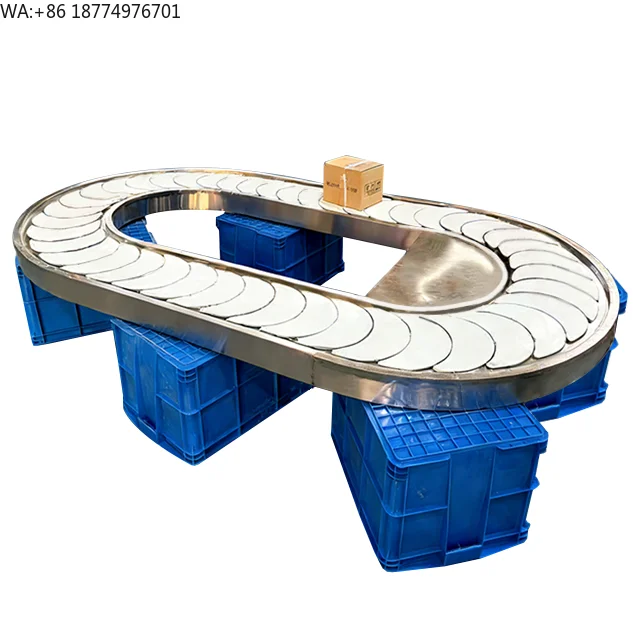 Food-grade 304 Stainless Steel Rotating Hot Pot Conveyor Belt, Sushi Self-service Circular Tray Conveyor Line