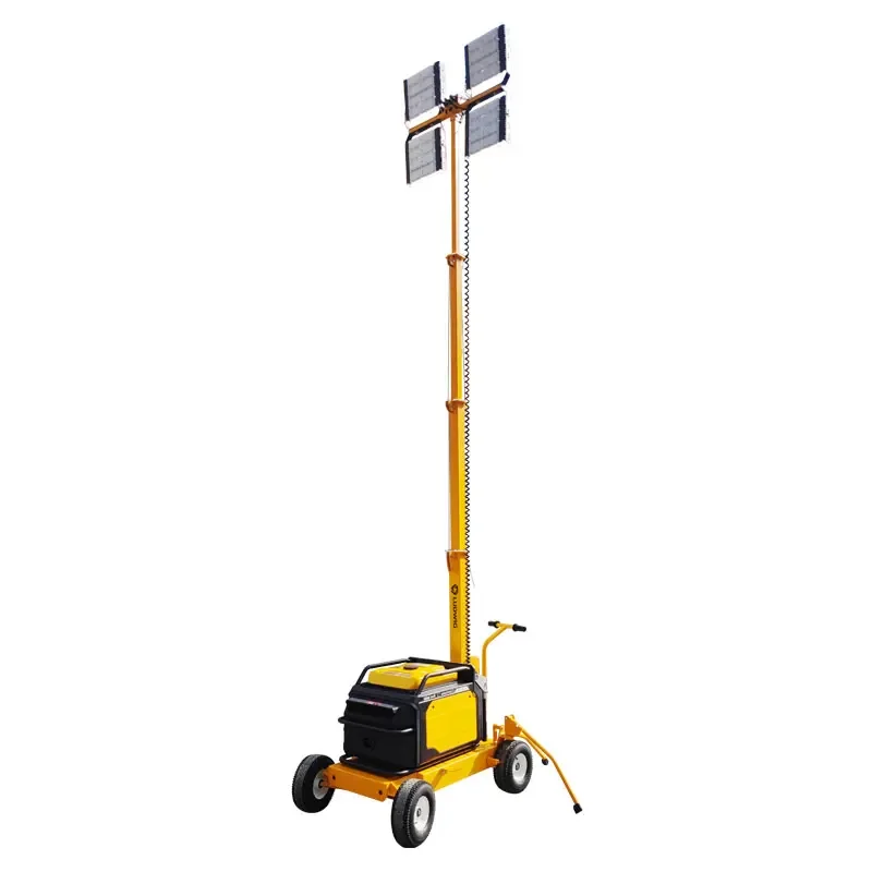 Portable LED Solar Mobile Signal Lighting Garden Home Stack Generator Balloon Mobile Diesel Light Towers